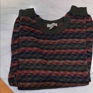 LL Bean 100% worsted wool Men’s L sweater